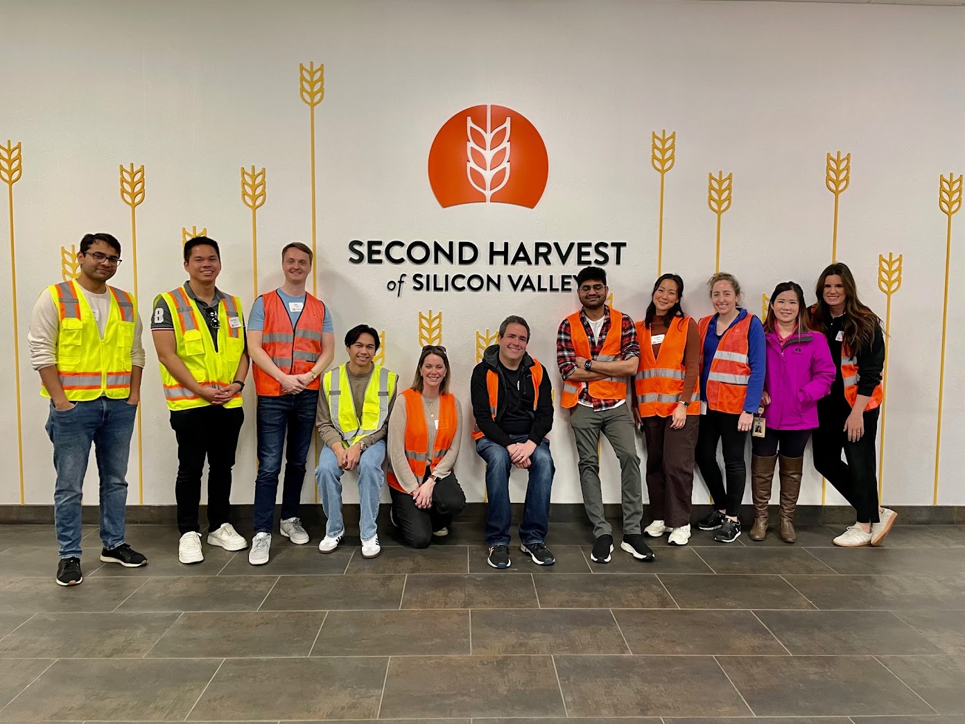 Josh with community partners